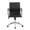 Modern Medium Back Executive Office Chair, Black