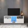 Modern Minimalist TV Cabinet Living Room with 20 colors LED Lights,TV Stand Entertainment Center  Modern High-Gloss LED TV Cabinet, Simpleness Creative Furniture TV Cabinet