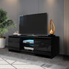 TV Cabinet , Black TV Stand with LED Lights