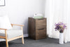 WOOD FILE CABINET 2 DRAWERS VERTICAL FILLING CABINET FOR LETTER UNDER DESK FOR HOME OFFICE