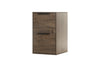 WOOD FILE CABINET 2 DRAWERS VERTICAL FILLING CABINET FOR LETTER UNDER DESK FOR HOME OFFICE