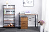 WOOD FILE CABINET 2 DRAWERS VERTICAL FILLING CABINET FOR LETTER UNDER DESK FOR HOME OFFICE