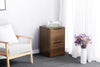 WOOD FILE CABINET 2 DRAWERS VERTICAL FILLING CABINET FOR LETTER UNDER DESK FOR HOME OFFICE