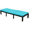 Patio Furniture Outdoor Adjustable PE Rattan Wicker Chaise Lounge Chair Sunbed