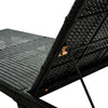 Patio Furniture Outdoor Adjustable PE Rattan Wicker Chaise Lounge Chair Sunbed