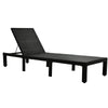 Patio Furniture Outdoor Adjustable PE Rattan Wicker Chaise Lounge Chair Sunbed