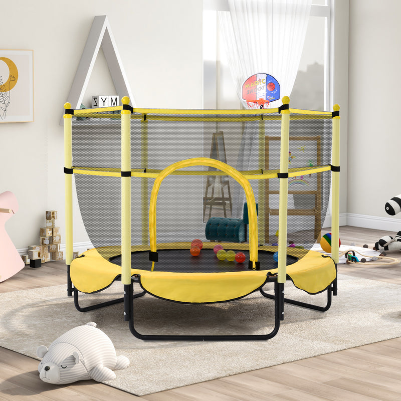 Radeway 5FT Trampoline with Basketball Hoop for Fun - Image 15