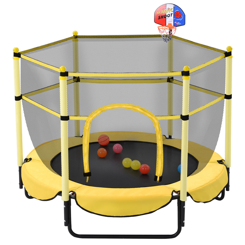 Radeway 5FT Trampoline with Basketball Hoop for Fun - Image 14