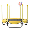 5FT Trampoline with Basketball Hoop for Fun