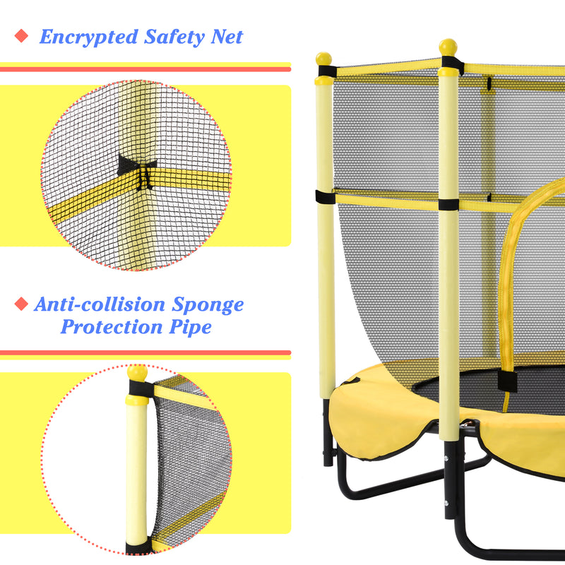 Radeway 5FT Trampoline with Basketball Hoop for Fun - Image 19