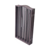 Pet Gate – Dog Gate for Doorways, Stairs or House – Freestanding, Folding，brown,Arc Wooden