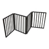 Pet Gate – Dog Gate for Doorways, Stairs or House – Freestanding, Folding，brown,Arc Wooden
