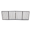 Pet Gate – Dog Gate for Doorways, Stairs or House – Freestanding, Folding，brown,Arc Wooden