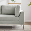 RaDEWAY Leisure Armrest Right Suede Sofa