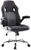 Office Chair, Gaming Chair Bonded Leather, Ergonomic Computer Desk Chair Task Swivel Executive Chairs High Back with Flip-up Armrests