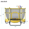 RaDEWAY 5FT Trampoline with Basketball Hoop for Fun, Outdoor & Indoor Mini Toddler Trampoline