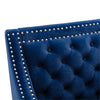 RaDEWAY accent armchair living room chair with nailheads and solid wood legs
