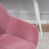 Modern New Velvet Desk Chair with Metal Base Ergonomic