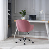 Modern New Velvet Desk Chair with Metal Base Ergonomic