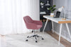 Modern New Velvet Desk Chair with Metal Base Ergonomic