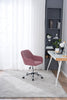 Modern New Velvet Desk Chair with Metal Base Ergonomic