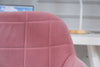 Modern New Velvet Desk Chair with Metal Base Ergonomic
