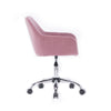Modern New Velvet Desk Chair with Metal Base Ergonomic