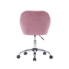 Modern New Velvet Desk Chair with Metal Base Ergonomic