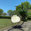 Patio Wicker Folding Hanging Chair,Rattan Swing Hammock Egg Chair With C Type Bracket,With Cushion And Pillow,For Indoor,Outdoor