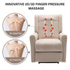 Massage Recliner with 12 Massage Nodes Function-Easy Lounge