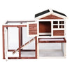 Wooden Pet House Rabbit Bunny Wood Hutch House Dog House Chicken Coops Chicken Cages Rabbit Cage