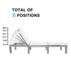 Patio Furniture Outdoor Adjustable PE Rattan Wicker Chaise Lounge Chair Sunbed