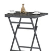 Modern outdoor plastic wood folding table and chair,Garden Furniture 3PCS (2 Chairs+1 table)