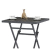 Modern outdoor plastic wood folding table and chair,Garden Furniture 3PCS (2 Chairs+1 table)