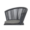 outdoor Swivel Rope Chair 3PCS Rattan Chair woven-belt rope