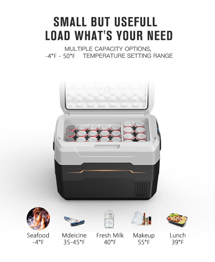 Car Fridge Portable Freezer Cooler with 12/24V DC - Image 9