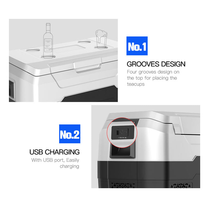 Car Fridge Portable Freezer Cooler with 12/24V DC - Image 12