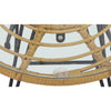 RaDEWAY Modern Rattan Coffee Chair Table Set 3 PCS