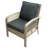 RaDEWAY 4 Piece Rattan Sofa Seating Group with Cushions, Outdoor Ratten sofa
