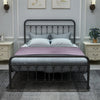 RaDEWAY Victorian Vintage Style Platform Metal Bed
