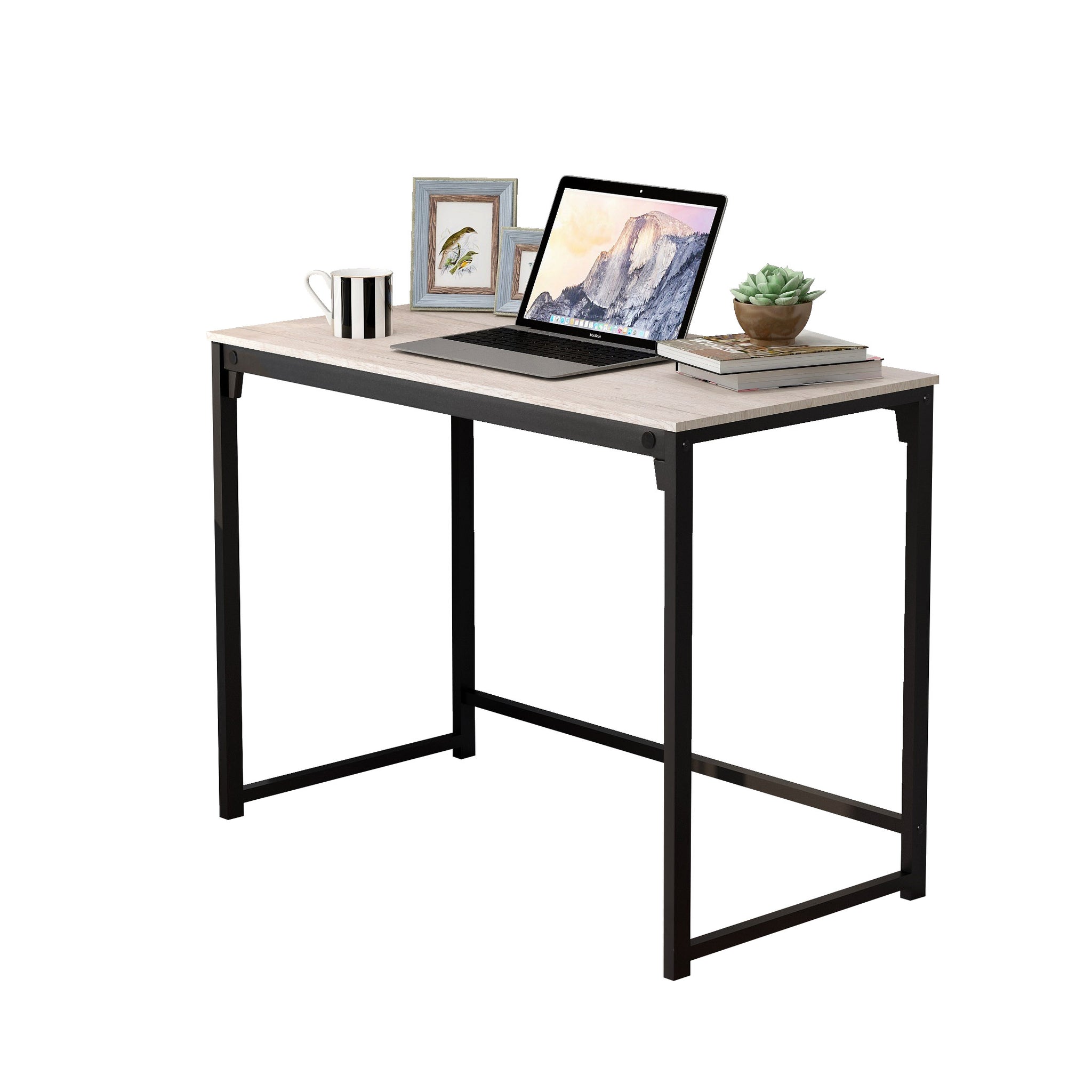 RaDEWAY Computer Desk, Modern Simple Style Desk for Home Office, Sturdy Writing Desk