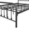 RaDEWAY Victorian Vintage Style Platform Metal Bed