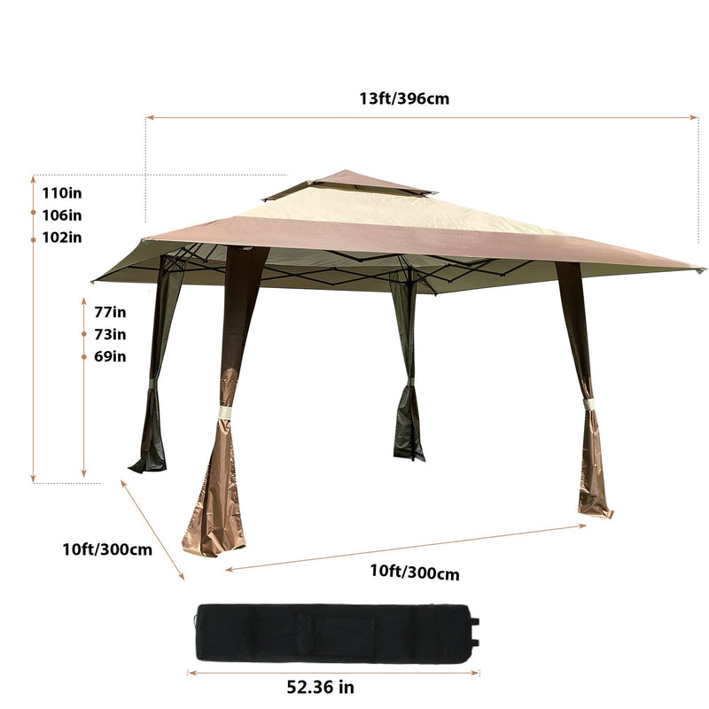 Outdoor Patio Pop-up Gazebo Canopy Tent - Image 18