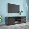 TV Cabinet , Black TV Stand with LED Lights
