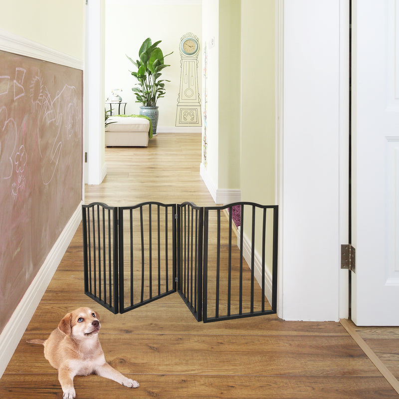 Pet Gate, Dog Gate for Doorways, Stairs or House - Front View