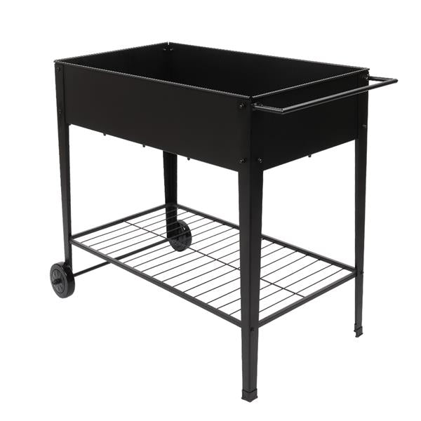 Mobile Metal Raised Garden Bed Cart with Legs - Image 7