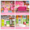 Dreamy Dollhouse for Kids，Great Gift for Birthday，Christmas