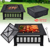 RaDEWAYY Upland Charcoal Fire Pit with Cover