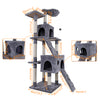 Luxury Furniture 173cm Pet Cat Tree Tower Climbing Shelf Cat Apartment Game Habitat Cat Tower Condo Toy