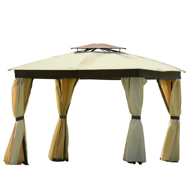 Gazebo Canopy Soft Top - Side View